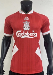 Retro Version 93-95 Liverpool Home Red Thailand Soccer Jersey-3685