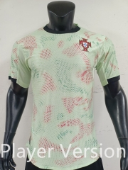 Player Version 2025-2026 Portugal Away Green Thailand Soccer Jersey AAA-1959