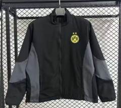 (S-3XL) 2025-2026 Borussia Dortmund Black&Gray Thailand Trench Coats-GB