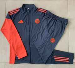 25-26 Bayern München Dark Grey Soccer Jacket Uniform-815