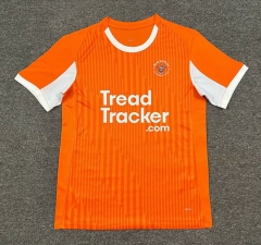 (S-4XL) 25-26 Blackpool Home Orange Thailand Soccer Jersey AAA-512