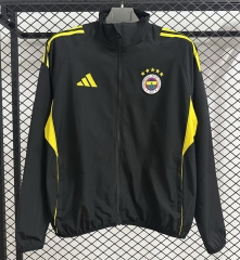 25-26 Fenerbahçe Black Soccer Trench Coat-9812