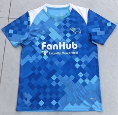 (S-4XL) 2025-2026 Derby County 2nd Away Blue Thailand Soccer Jersey AAA