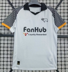 (S-4XL) 25-26 Derby County Home White Thailand Soccer Jersey-9070