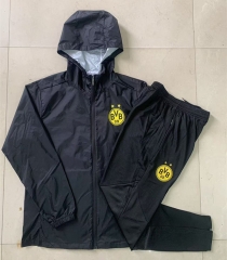 2025-2026 Borussia Dortmund Black Thailand Trench Coats Uniform-815