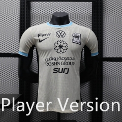 Player Version 25-26 Al Ittihad Saudi Away White Thailand Soccer Jersey AAA-888
