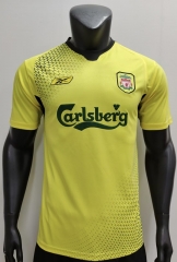 Retro Version 04-05 Liverpool Away Yellow Thailand Soccer Jersey AAA-3685