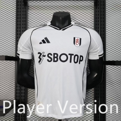 Player Version 25-26 Fulham Home White Thailand Soccer Jersey AAA-888