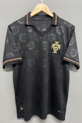 26-27 World Cup Portugal Away Black Thailand Soccer Jersey AAA-GB
