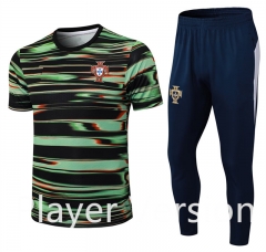 Player Version 2025-2026 Portugal Black&Green Thailand Soccer Uniform AAA-9926