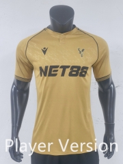 Player Version 2025-2026 Crystal Palace Away Yellow Thailand Soccer Jersey AAA-0871