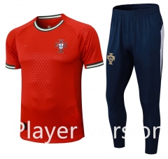 Player Version 2025-2026 Portugal Red Thailand Soccer Uniform AAA-9926