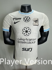 Player Version 2025-2026 Al Ittihad Saudi White Thailand Soccer Jersey AAA-6352