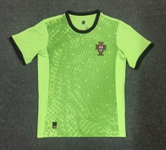 2025-2026 Portugal Goalkeeper Green Thailand Soccer Jersey AAA-2483