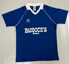 Retro Version 84-85 Schalke 04 Home Blue Thailand Soccer Jersey AAA-503