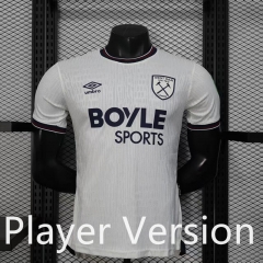 Player Version 25-26 West Ham United White Thailand Soccer Jersey AAA-888