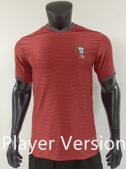 Player Version 26-27 Portugal Home Red Thailand Soccer Jersey AAA-0871