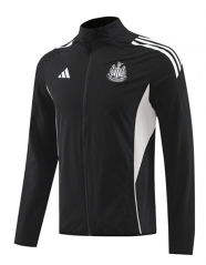 25-26 Newcastle United Black Thailand Trench Coats-LH