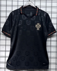 (S-4XL) 2026 World Cup Portugal Away Black Thailand Soccer Jersey AAA-GB