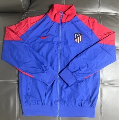 25-26 Atlético de Madrid Blue&Red Thailand Trench Coats-8268