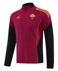 2025-2026 Roma Maroon Thailand Trench Coat-LH