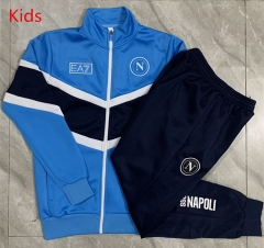 25-26 Napoli Blue Kids/Youth Soccer Jacket Uniform-815