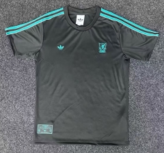 (S-4XL) 25-26 Retro Version Liverpool Black Thailand Soccer Jersey AAA-2483