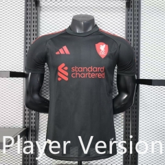 Player Version 25-26 Liverpool Black Thailand Soccer Jersey AAA-888