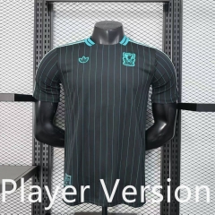 Player Version 25-26 Casual Version Liverpool Black Thailand Soccer Jersey AAA-888