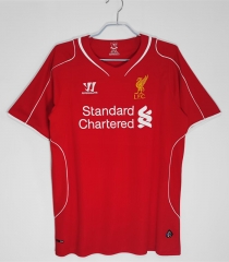 Retro Version 14-15 Liverpool Home Red Thailand Soccer Jersey AAA-4847