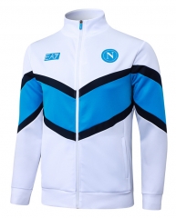 25-26 Napoli White Thailand Soccer Jacket-815