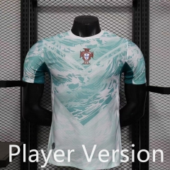 Player Version 26-27 Portugal Away White Thailand Soccer Jersey AAA-888