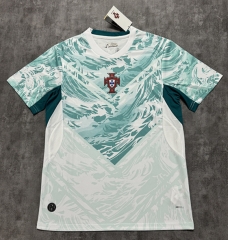 (S-4XL) 26-27 Portugal Away White Thailand Soccer Jersey AAA-4506