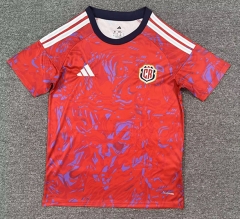 (S-4XL) 26-27 Costa Rica Home Red Thailand Soccer Jersey AAA-8025