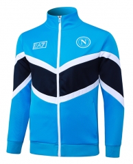 25-26 Napoli Blue Thailand Soccer Jacket-815