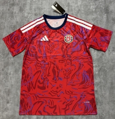 Embroidered Version (S-4XL) 26-27 Costa Rica Home Red Thailand Soccer Jersey AAA-4506