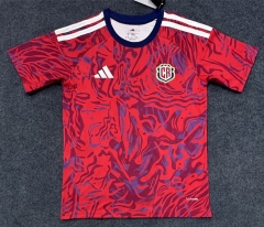 (S-4XL) 2026 World Cup Correct Version Costa Rica Home Red Thailand Soccer Jersey AAA-2483