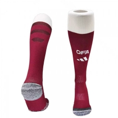 2026 World Cup Qatar Home Red Thailand Soccer Socks