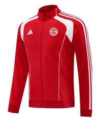 25-26 Bayern München Red Soccer Jacket-LH