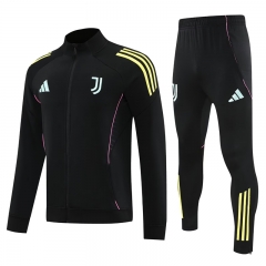 25-26 Juventus FC Black Thailand Soccer Jacket Uniform-4627