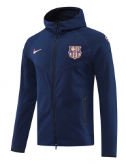 2025-26 Barcelona Royal Blue Thailand Soccer Jacket With Hat-LH