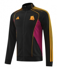 2025-2026 Roma Black Thailand Soccer Jacket-LH