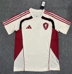 (S-4XL) 25-26 Special version Liverpool Beige Thailand Soccer Jersey AAA-4718