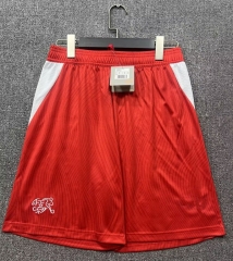 26-27 Switzerland Home Red Thailand Soccer Shorts-718
