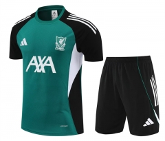 25-26 Liverpool Black&Green Thailand Soccer Uniform-4627