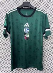 (S-4XL) 150th Anniversary Edition Schalke 04 Green Thailand Soccer Jersey AAA-2044