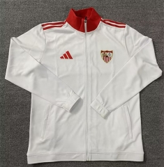 25-26 Sevilla White Thailand Soccer Jacket-4692