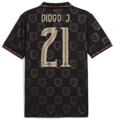 25-26 Special Version Portugal Black (Diogo J. #21) Thailand Soccer Jersey AAA-4506