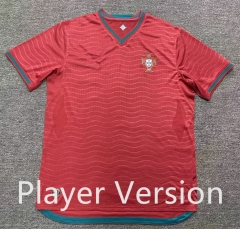 (S-4XL) Player Version 2026 World Cup Portugal Home Red Thailand Soccer Jersey AAA-912