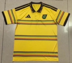 (S-4XL) 2026 World Cup Jamaica Home Yellow Thailand Soccer Jersey AAA-7209